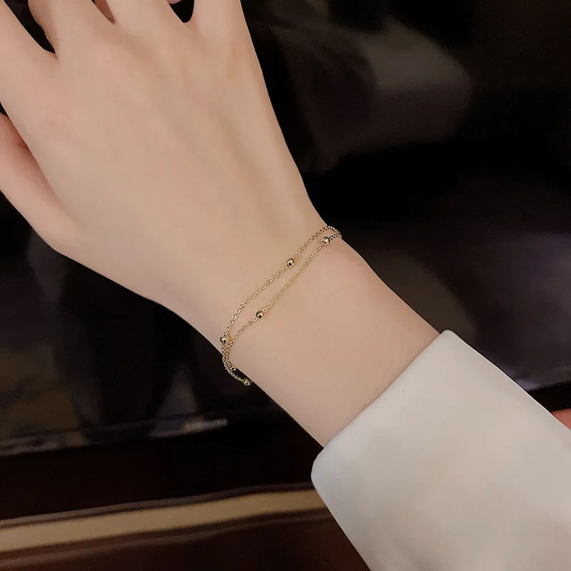 THE DOUBLE BEAD BRACELET