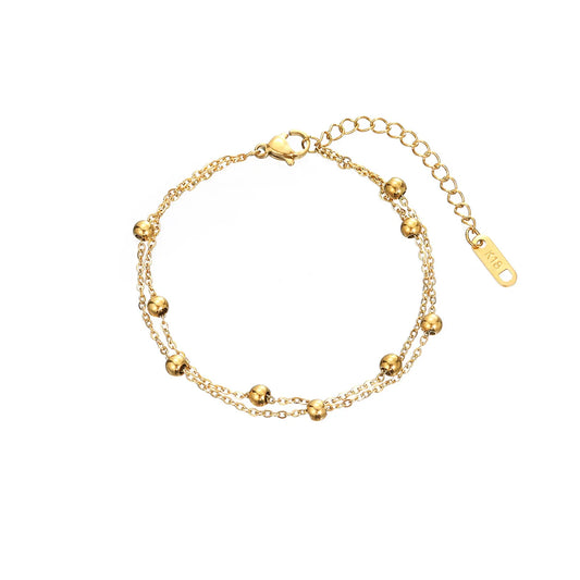 THE DOUBLE BEAD BRACELET